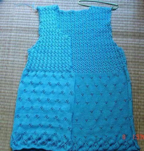 美麗優(yōu)雅的寶藍(lán)色女士小披衫針織,附教程與圖解